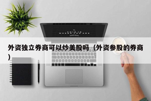 外资独立券商可以炒美股吗（外资参股的券商）